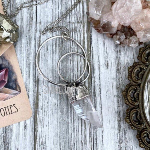 pendant necklaces nm40012 raw clear quartz crystal necklace silver plated orm hoop bohemian boho jewelry gift for her
pendant necklaces nm40012 raw clear quartz crystal necklace silver plated orm hoop bohemian boho jewelry gift for her