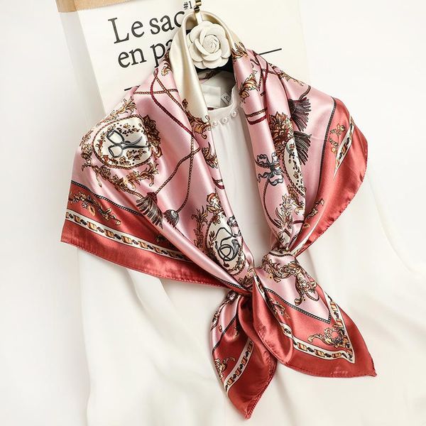 scarves 2021 silk square scarf for women neck foulard shawl wrap pashmina bandana bag fashion lady neckerchief spring hijab, Blue;gray
scarves 2021 silk square scarf for women neck foulard shawl wrap pashmina bandana bag fashion lady neckerchief spring hijab, Blue;gray