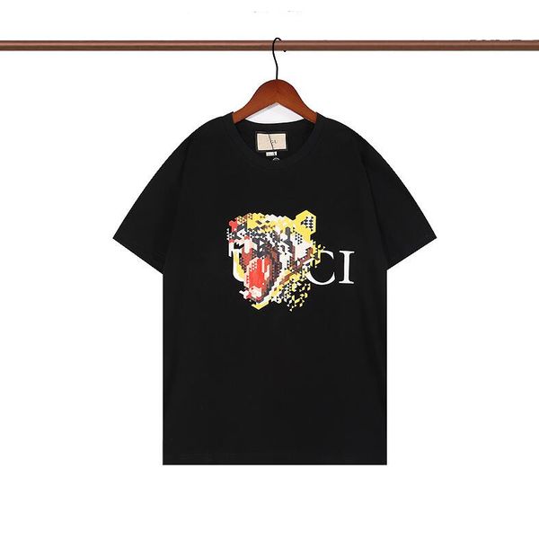 2022gu summer luxury white t shirt for men women tee short sleeve tiger print t-shirts, White;black
2022gu summer luxury white t shirt for men women tee short sleeve tiger print t-shirts, White;black