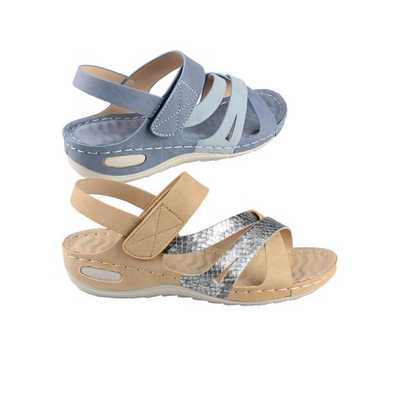 summer 2021 women's cross strap design pu comfortable air cushion midsole sandals in blue and camel colors, Black
summer 2021 women's cross strap design pu comfortable air cushion midsole sandals in blue and camel colors, Black