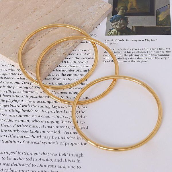 bangle stainless steel classic round 3mm single circle simple style closed thin wire bracelets bangles for women grils, Black
bangle stainless steel classic round 3mm single circle simple style closed thin wire bracelets bangles for women grils, Black