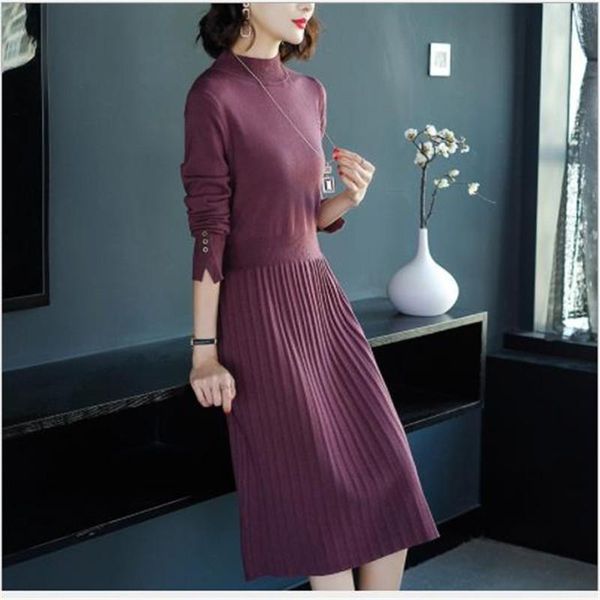 women's sweaters fashion women sweater dress autumn winter elegant long knitted pullovers lady slim office bottom 2021 m305, White;black
women's sweaters fashion women sweater dress autumn winter elegant long knitted pullovers lady slim office bottom 2021 m305, White;black