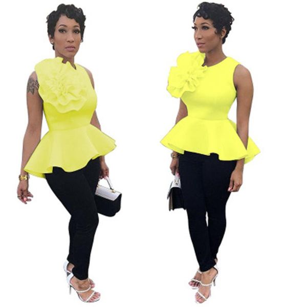 womens ruffle hem t-shirts fashion trend sleeveless round neck thin tee designer female summer new slim casual shrink waist tshirts, White
womens ruffle hem t-shirts fashion trend sleeveless round neck thin tee designer female summer new slim casual shrink waist tshirts, White