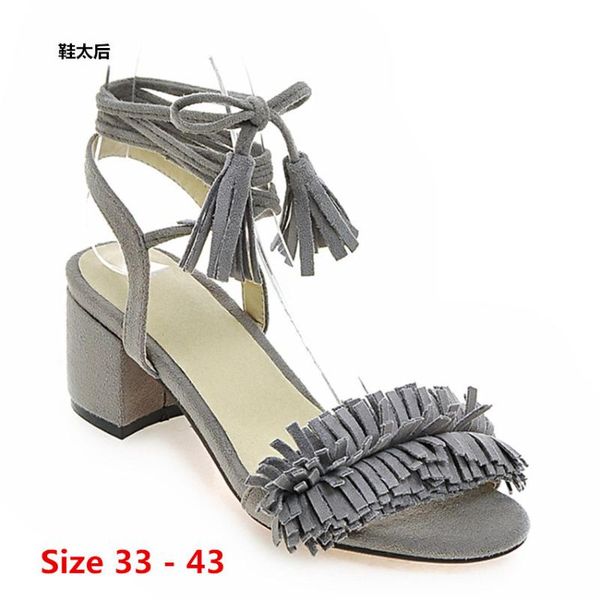 sandals summer pumps gladiator shoes women med high heels sandal lady ankle strap pump small big size 33 - 43, Black
sandals summer pumps gladiator shoes women med high heels sandal lady ankle strap pump small big size 33 - 43, Black