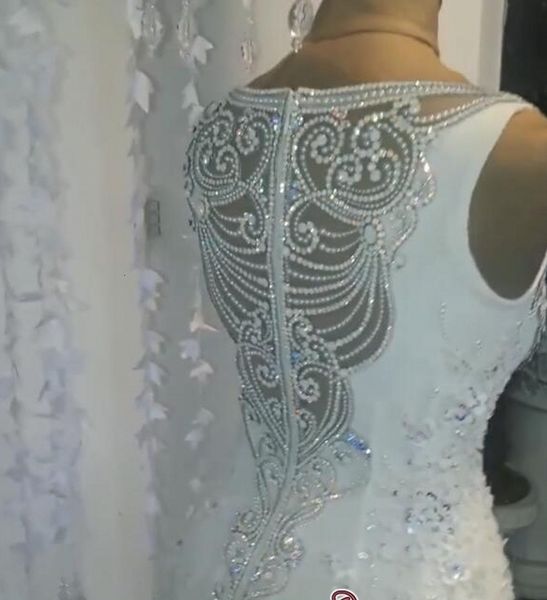 mermaid 2021 new es stunning sleeveless crystal wedding bridal gown vestido de noiva long train trouwkleed gbb0, White
mermaid 2021 new es stunning sleeveless crystal wedding bridal gown vestido de noiva long train trouwkleed gbb0, White