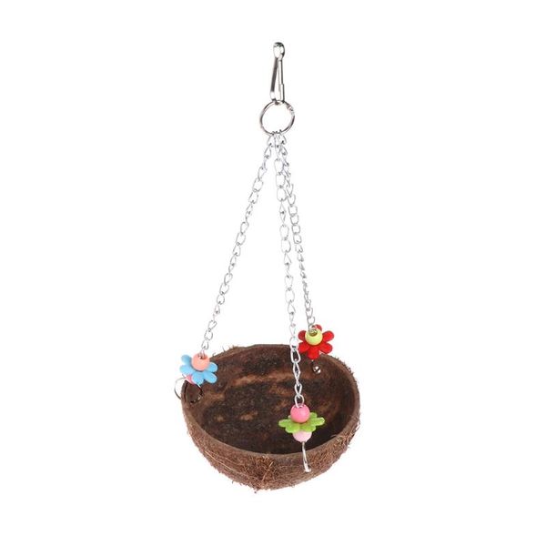 bird cages natural coconut shell nest cage feeder hanging standing toys for pet parrot
bird cages natural coconut shell nest cage feeder hanging standing toys for pet parrot