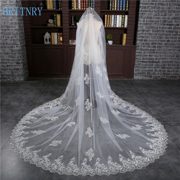 bridal veils britnry voile mariage 3m one layer lace with sequins ivory cathedral wedding veil long accessories, Black
bridal veils britnry voile mariage 3m one layer lace with sequins ivory cathedral wedding veil long accessories, Black