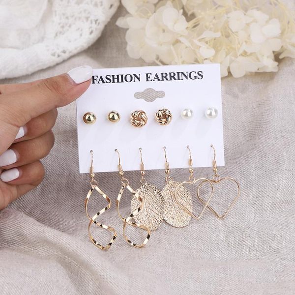 stud 12 pcs/set classic female earrings pearl round beads leaf geometry gold earring set lady engagement jewelry accessorie, Golden;silver
stud 12 pcs/set classic female earrings pearl round beads leaf geometry gold earring set lady engagement jewelry accessorie, Golden;silver