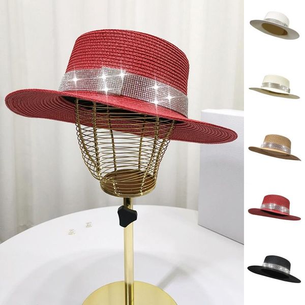 wide brim hats 2021 vintage summer korean straw hat for women retro sequins flat elegant sunscreen beach outdoor sun prevent, Blue;gray
wide brim hats 2021 vintage summer korean straw hat for women retro sequins flat elegant sunscreen beach outdoor sun prevent, Blue;gray