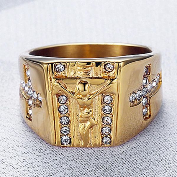 wedding rings us size 6 to 15 cubic zirconia cross jesus ring for men women gold color stainless steel religious prayer jewelry r713g, Slivery;golden
wedding rings us size 6 to 15 cubic zirconia cross jesus ring for men women gold color stainless steel religious prayer jewelry r713g, Slivery;golden