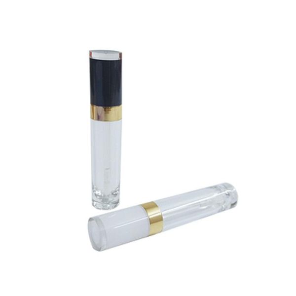 storage bottles & jars 8.5ml empty clear round lip gloss tube black white lid gold ring transparent plastic cosmetic packaging bottle contai
storage bottles & jars 8.5ml empty clear round lip gloss tube black white lid gold ring transparent plastic cosmetic packaging bottle contai