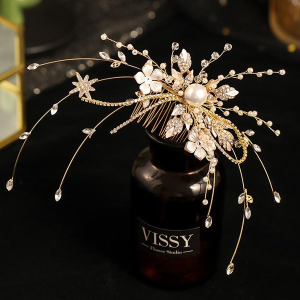hair clips & barrettes hand-woven gold leaf crystal with comb earrings for bridal wedding ornaments ea, Golden;silver
hair clips & barrettes hand-woven gold leaf crystal with comb earrings for bridal wedding ornaments ea, Golden;silver