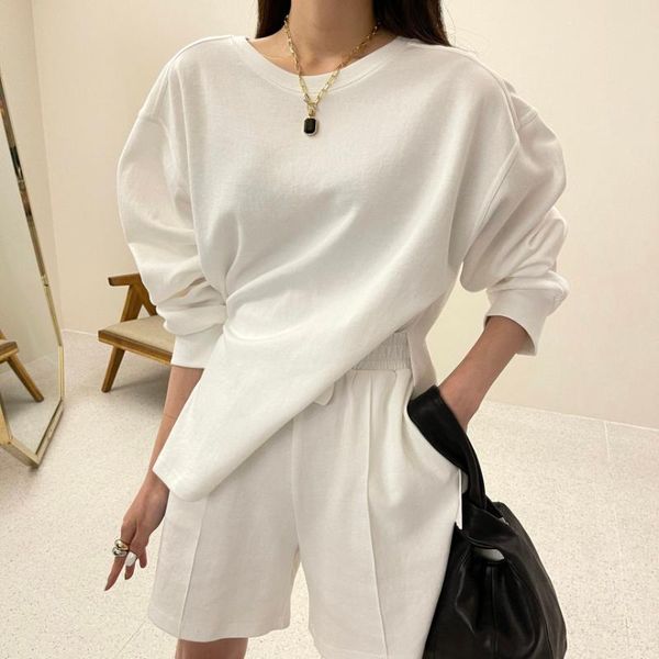 women's tracksuits summer spring women 2 piece set long sleeve sweatshirt sweatshorts loose casual tracksuit loungewear, Gray
women's tracksuits summer spring women 2 piece set long sleeve sweatshirt sweatshorts loose casual tracksuit loungewear, Gray