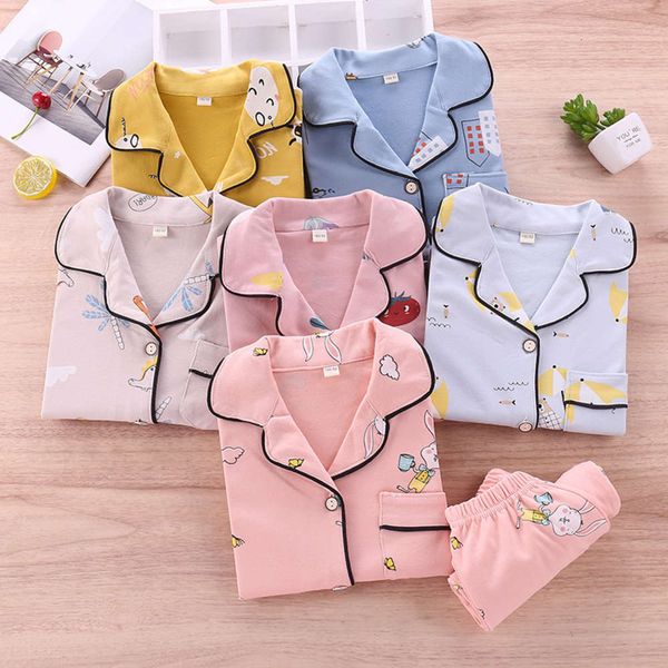2020 boys girls middle and large cardigan home combed children's long sleeve pajamas suit pure cotton, Blue;red
2020 boys girls middle and large cardigan home combed children's long sleeve pajamas suit pure cotton, Blue;red