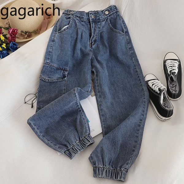 women's jeans gagarich women ladies spring korean high waist pockets ankle lenght trousers femme fashion streetwear cargo pants casual, Blue
women's jeans gagarich women ladies spring korean high waist pockets ankle lenght trousers femme fashion streetwear cargo pants casual, Blue