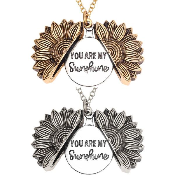 pendant necklaces you are my sunshine sunflower for women rose gold silver color long chain sun flower female bijoux party gifts
pendant necklaces you are my sunshine sunflower for women rose gold silver color long chain sun flower female bijoux party gifts