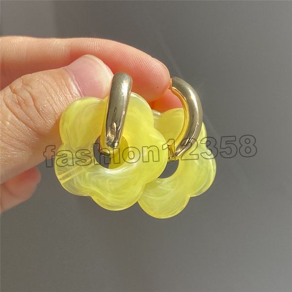 2022 pink acrylic flower dangle resin drop earrings simple round hollow copper girls jewelry cute party personality gifts, Silver
2022 pink acrylic flower dangle resin drop earrings simple round hollow copper girls jewelry cute party personality gifts, Silver