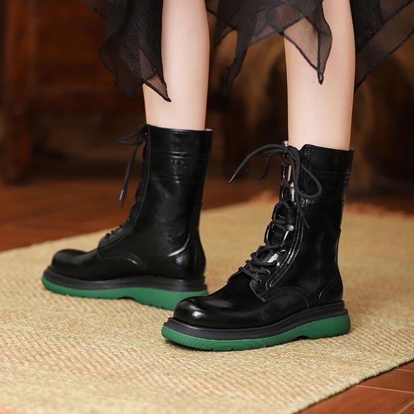 boots motorcycle for women platfrom 2021 fall female lace up shoes woman genuine leather working party ankle, Black
boots motorcycle for women platfrom 2021 fall female lace up shoes woman genuine leather working party ankle, Black