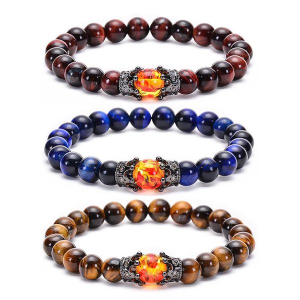 beaded, strands cz crown bead bracelet king&queen tiger eye stone for men women natural crystal beads bracelets charm jewelry, Black
beaded, strands cz crown bead bracelet king&queen tiger eye stone for men women natural crystal beads bracelets charm jewelry, Black