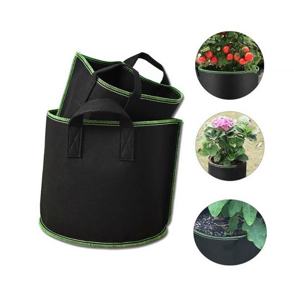 1pc 10 and 15 gallon black garden plant grow bag vegetable flower pot potato jardin seedling grow bags pot eco-friendly bag
1pc 10 and 15 gallon black garden plant grow bag vegetable flower pot potato jardin seedling grow bags pot eco-friendly bag