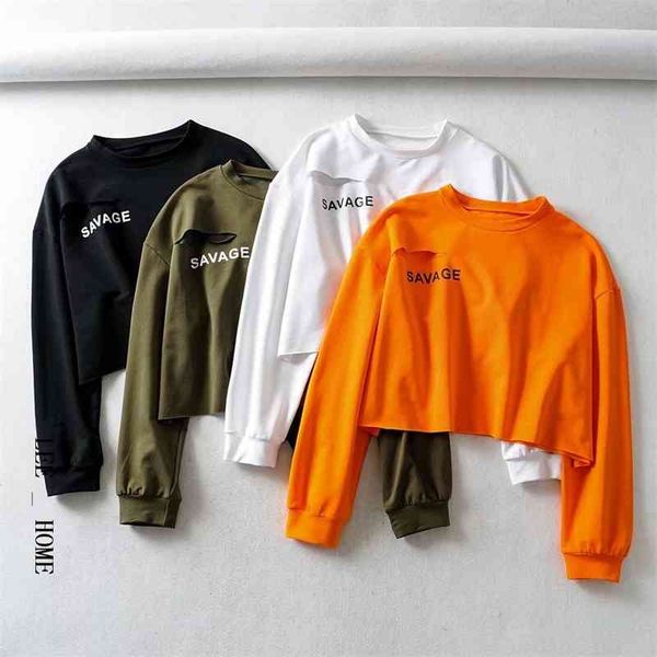 ins long sleeve t-shirt female student navel exposed high waist short loose hip-hop cut sweater, Black
ins long sleeve t-shirt female student navel exposed high waist short loose hip-hop cut sweater, Black