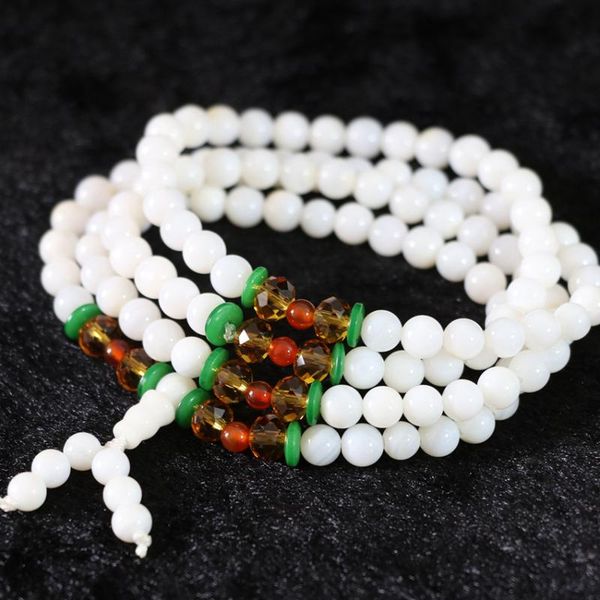 charm bracelets 16 style multilayer 6mm 108 beads bangle women multicolor conch shell round wrap genuine fashion statement jewelry a3, Golden;silver
charm bracelets 16 style multilayer 6mm 108 beads bangle women multicolor conch shell round wrap genuine fashion statement jewelry a3, Golden;silver
