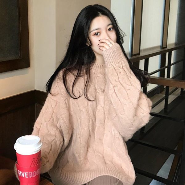 women's sweaters autumn and winter korean version of the net red sweater pullover v-neck loose lazy wind long-sleeved shirt women, White;black
women's sweaters autumn and winter korean version of the net red sweater pullover v-neck loose lazy wind long-sleeved shirt women, White;black