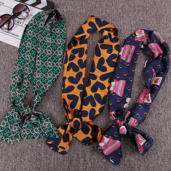 scarves 12 colors summer silk scarf women fashion ladies printing female long narrow bag strip small towels tie, Blue;gray
scarves 12 colors summer silk scarf women fashion ladies printing female long narrow bag strip small towels tie, Blue;gray