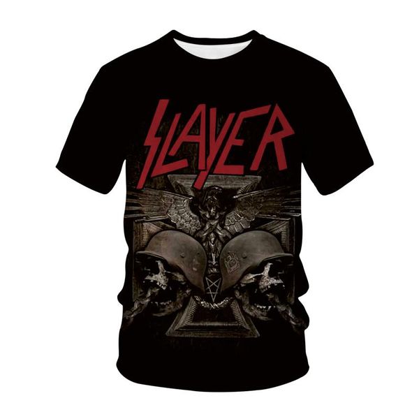 men's t-shirts slayer t-shirt rock metal band streetwear skull 3d print men women casual fashion t shirt hip hop tees male trendy clot, White;black
men's t-shirts slayer t-shirt rock metal band streetwear skull 3d print men women casual fashion t shirt hip hop tees male trendy clot, White;black