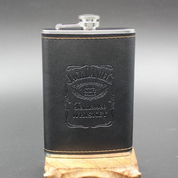 hip flasks 9 oz stainless steel portable bottle outdoor high-end flask pu leather
hip flasks 9 oz stainless steel portable bottle outdoor high-end flask pu leather