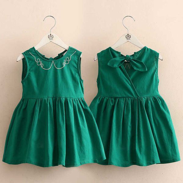 summer 3 4 6-10 12 years brief kids embroidery back bow green sleeveless flounce vest tank sundress cotton girls dress 210529, Red;yellow
summer 3 4 6-10 12 years brief kids embroidery back bow green sleeveless flounce vest tank sundress cotton girls dress 210529, Red;yellow