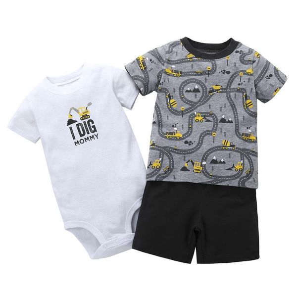 summer baby boy clothes set short sleeve t shirt +rompers+shorts newborn outfit infant clothing new born suit shirt cotton, White
summer baby boy clothes set short sleeve t shirt +rompers+shorts newborn outfit infant clothing new born suit shirt cotton, White