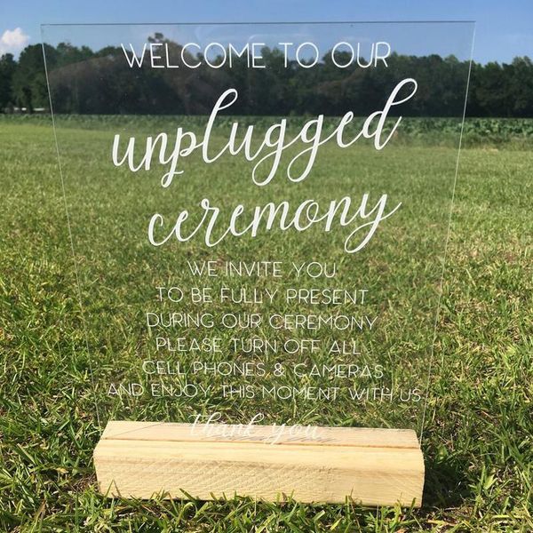 party decoration personalized acrylic welcome sign,welcome to unplugged ceremony sign, wedding sign board without stand
party decoration personalized acrylic welcome sign,welcome to unplugged ceremony sign, wedding sign board without stand