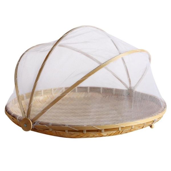 handmade bamboo woven fruit vegetable basket with mosquito bug proof net round 94pf
handmade bamboo woven fruit vegetable basket with mosquito bug proof net round 94pf