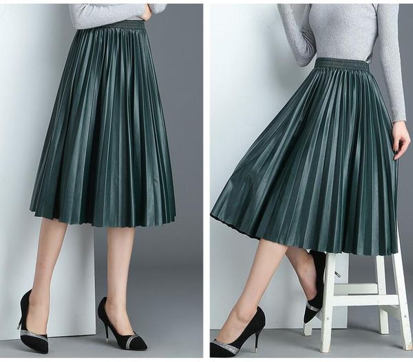 skirts 2021 8 colors available spring arrival ladies organ pleated skirt elegant high waist leather, Black
skirts 2021 8 colors available spring arrival ladies organ pleated skirt elegant high waist leather, Black