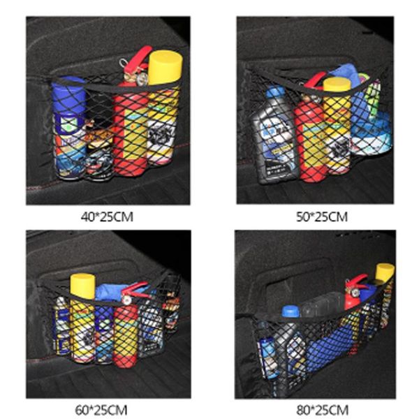 storage bags car back rea trunk seat elastic string net mesh bag double-layer pocket
storage bags car back rea trunk seat elastic string net mesh bag double-layer pocket