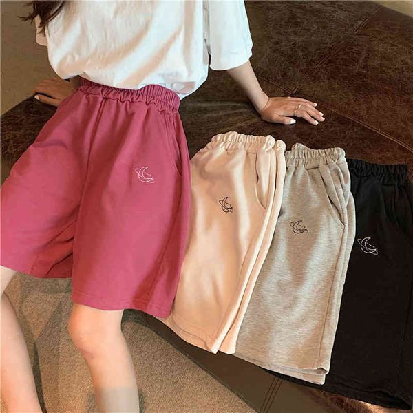 shorts women pattern embroidery lovely loose casual elastic waist daily harajuku korean style womens knee-length shorts, White;black
shorts women pattern embroidery lovely loose casual elastic waist daily harajuku korean style womens knee-length shorts, White;black