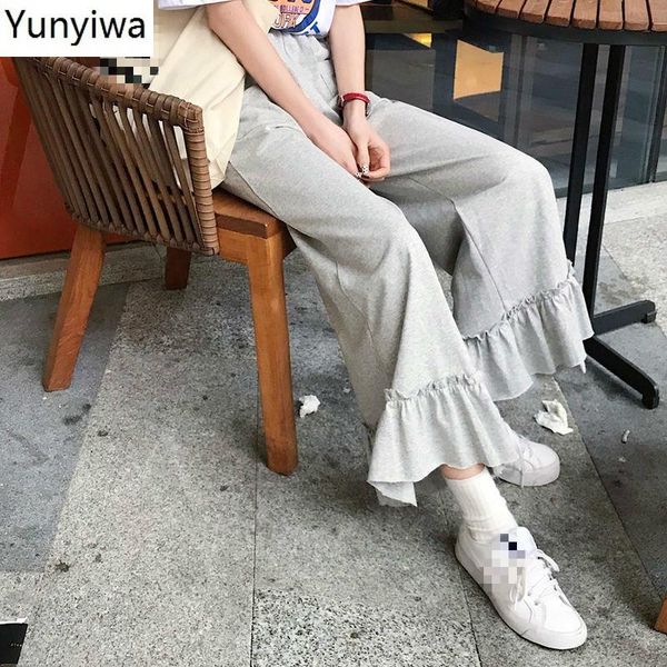 women's pants & capris women spring 2021 korean ins stretch high waist female trousers loose casual wide leg long 1a513, Black;white
women's pants & capris women spring 2021 korean ins stretch high waist female trousers loose casual wide leg long 1a513, Black;white