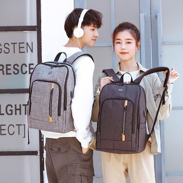 backpack quality sports outdoor hiking usb schoolbags bag satchel oxford cloth women