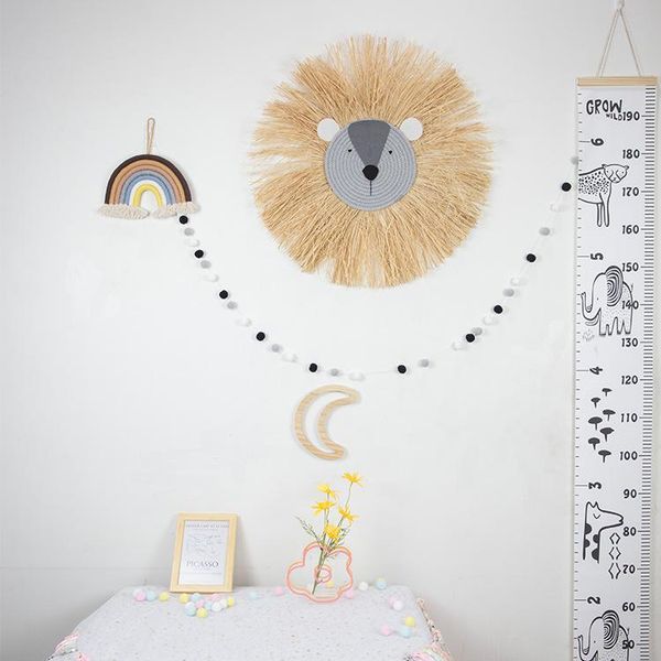 decorative objects & figurines ins nordic hand woven cartoon lion hanging decorations cotton thread weaving animal head ornament children ro
decorative objects & figurines ins nordic hand woven cartoon lion hanging decorations cotton thread weaving animal head ornament children ro