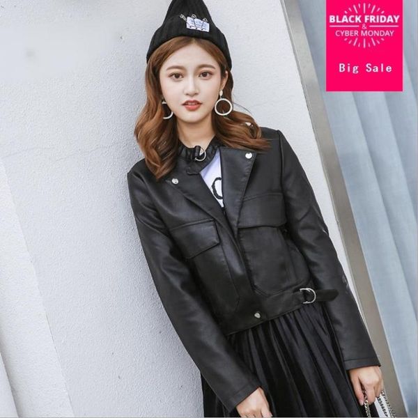 women's leather & faux 2021 autumn and winter women pu jacket coat loose motorcycle slim fashion outwear l1249 wholesale, Black
women's leather & faux 2021 autumn and winter women pu jacket coat loose motorcycle slim fashion outwear l1249 wholesale, Black