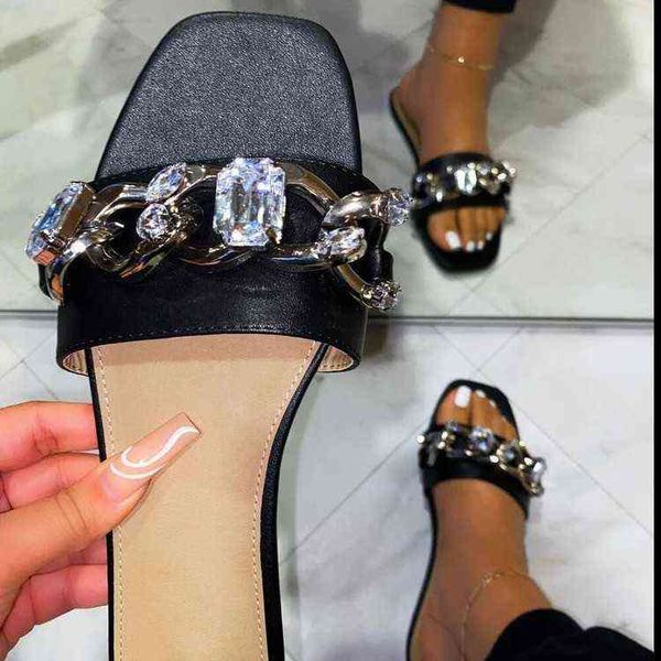 slippers 2022 summer new large women's shoes flat bottom diamond women's flip flop, Black
slippers 2022 summer new large women's shoes flat bottom diamond women's flip flop, Black