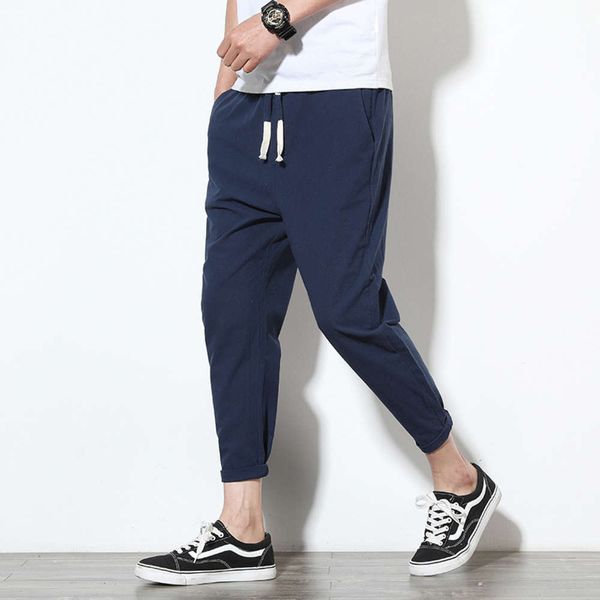 pants summer of 2019 new korean loose cotton and hemp capris solid color leggings men's fashion, Black
pants summer of 2019 new korean loose cotton and hemp capris solid color leggings men's fashion, Black