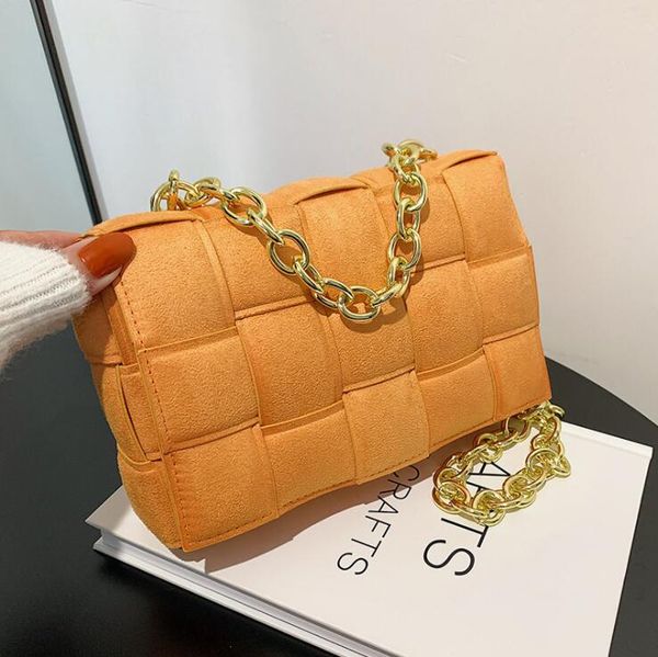 Factory wholesale sweet womens chain bag winter clamshell leather handbags street trend Plaid women backpack simple Joker solid color woven handbag, Yellow2
Factory wholesale sweet womens chain bag winter clamshell leather handbags street trend Plaid women backpack simple Joker solid color woven handbag, Yellow2