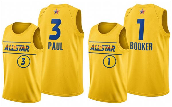 2021 all-star devin booker chris paul gold jersey western conference phoenix suns men, Black
2021 all-star devin booker chris paul gold jersey western conference phoenix suns men, Black