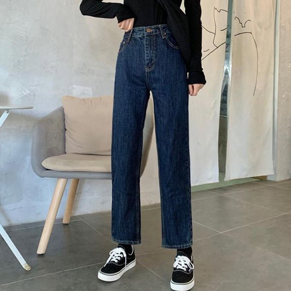 women's jeans dark blue high waist spring and autumn 2021 loose thin straight pants chic hong kong style fashion
women's jeans dark blue high waist spring and autumn 2021 loose thin straight pants chic hong kong style fashion
