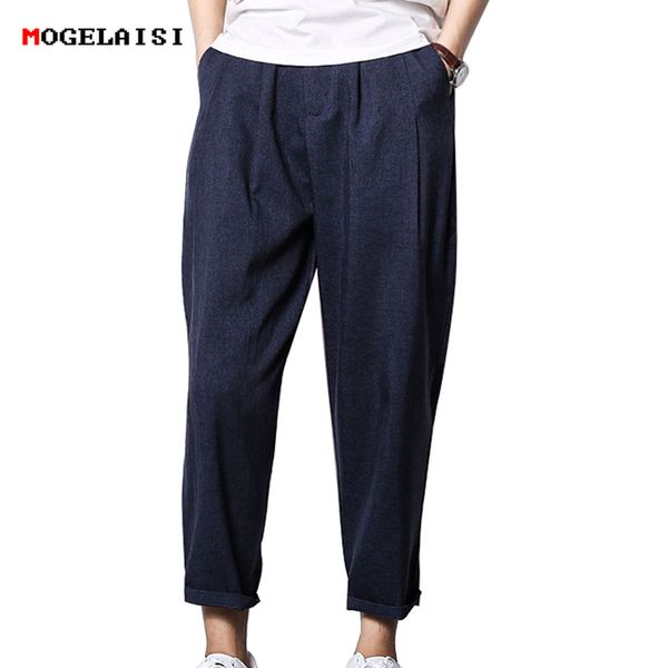 harem pants mens linen cotton trousers ankle length flax pants men summer breathable straight pants navy blue size m-3xl c0222, Black
harem pants mens linen cotton trousers ankle length flax pants men summer breathable straight pants navy blue size m-3xl c0222, Black