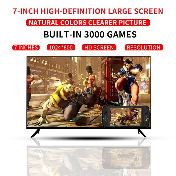 7-inch hd handheld game console built-in 3000+ games video game consoles retro classic dual-shake consolas de videojuegos
7-inch hd handheld game console built-in 3000+ games video game consoles retro classic dual-shake consolas de videojuegos