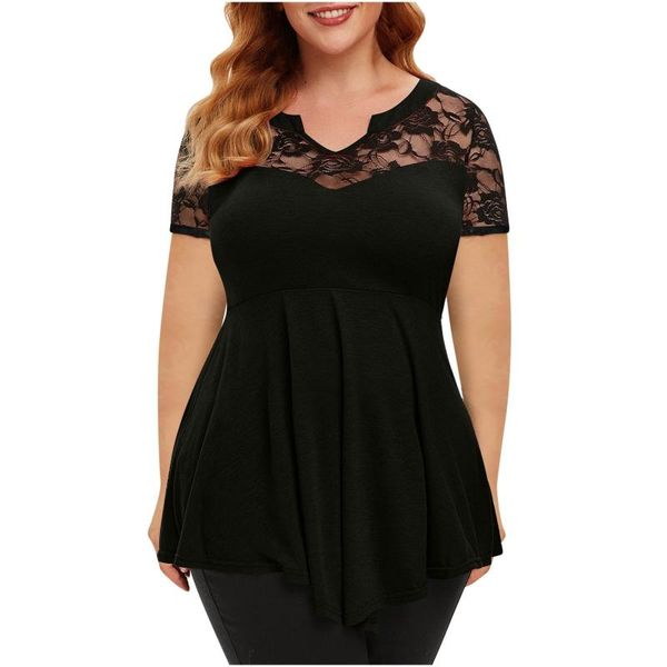 plus size t-shirt summer fashion patchwork lace up blouse ladies loose female short sleeve shirt blusas femininas pullover#g3, Black
plus size t-shirt summer fashion patchwork lace up blouse ladies loose female short sleeve shirt blusas femininas pullover#g3, Black