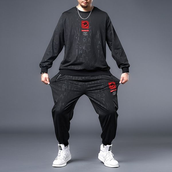 2021 new plus 7xl men's set spring autumn men sportswear piece sporting suit jacket+pant sweatsuit male clothing tracksuit sets 17nh, Gray
2021 new plus 7xl men's set spring autumn men sportswear piece sporting suit jacket+pant sweatsuit male clothing tracksuit sets 17nh, Gray